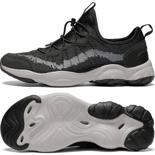 Lightweight Trail Running Shoes Men Rubber Platform Zapatillas Sports Shoes Women Chunky Sneakers Outdoor Hiking Sport Femme