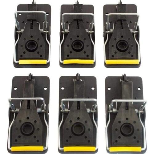 Mouse Trap, Reusable and Easy To Use Snap Traps, Pack of 6