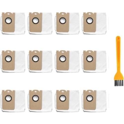 12 Pcs Leak Proof Dust Bag For Proscenic M7 Pro M8 Pro Robot Vacuum Cleaner Three Layer Large Capacity 2.5L Cloth Bags