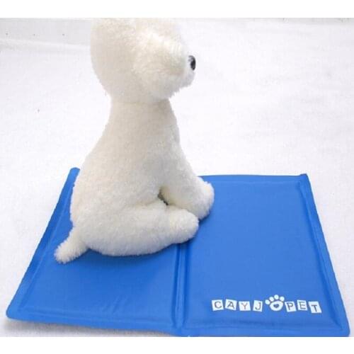 S/M Summer Keep Cool Pet Gel Cooling Dog Mat For Dogs Teddy Mattress Cat Cushion Dog Cooling Mat Pet Ice Pad