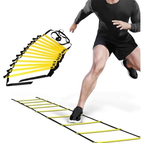 Speed Agility Training Ladders Adjustable Jumping Step Rope Outdoor Exercise Training Football Sports Drills Equipment