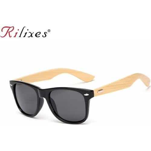 WANMEIDS Half frame Sun glasses wooden bamboo legs Sunglasses men women Brand design oculos gafas de sol feminino mujer MU1501T