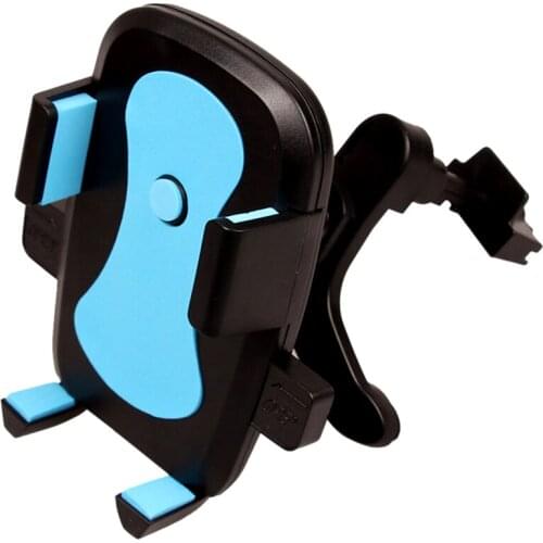 Universal Car Air Vent Mount Holder Cradle Adjustable 360 Degree Rotation Cellphone Stand Bracket for 3-6 inches Smartphones