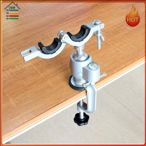 Mini Drill Holder Stand Clamp-on Electric Drill Bench Back 360 Rotating Bench Grinder Blacket Used for Dremel