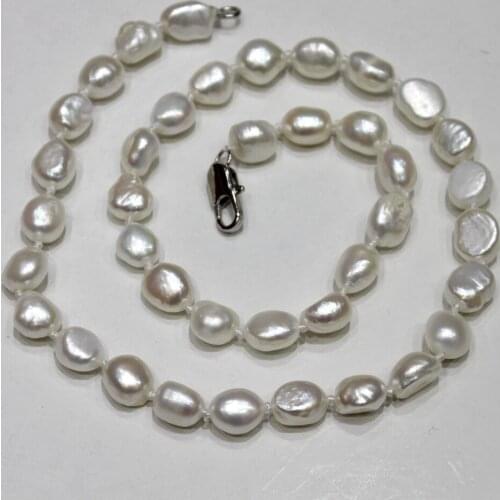 YINANYIMEI Fine jewelry freshwater pearl necklace Baroque in various colors