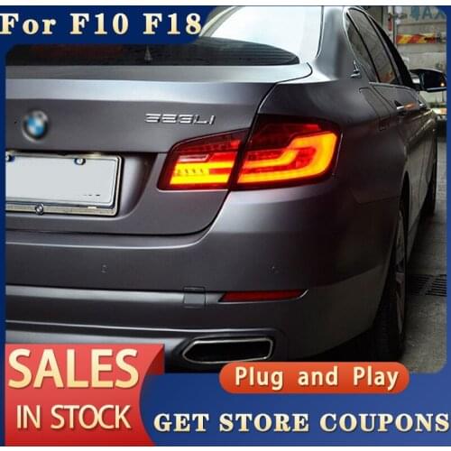 For BMW F10 Tail Lights 2010-2016 F18 LED Tail Light 525i 530i 520i 535i DRL Brake light steering Accessories