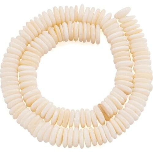 200pcs/strand Natural Shell Beads Square Heishi Beads Loose Spacer For Jewelry Making Handmade DIY Bracelet Necklace Accessories