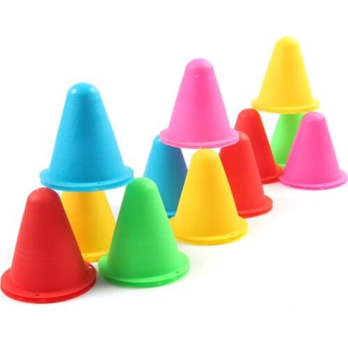 50PCS Roller Skating Obstacle PE Roller Skating Road Piles Durable Round Head Obstacle Tool Dedicated For Skate Training