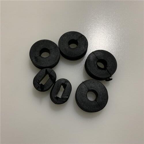 6PCS Motorcycle Accessories Rubber Pad HJ125K EN125 Side Cover GS125 Rubber Pad Guard Plate Rubber Ring