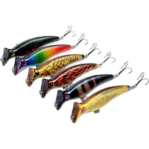 6 Pcs Fishing Lures Hard Minnow Baits, Life-Like Swimbait 12.4CM Fishing Lures, Swimbait For Saltwater Freshwater