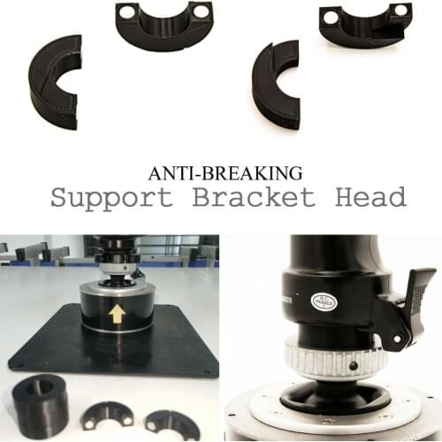 Black Anti-breaking Support Bracket Head For Thrustmaster Hotas Warthog A-10C / F/A-18C game Bracket Parts