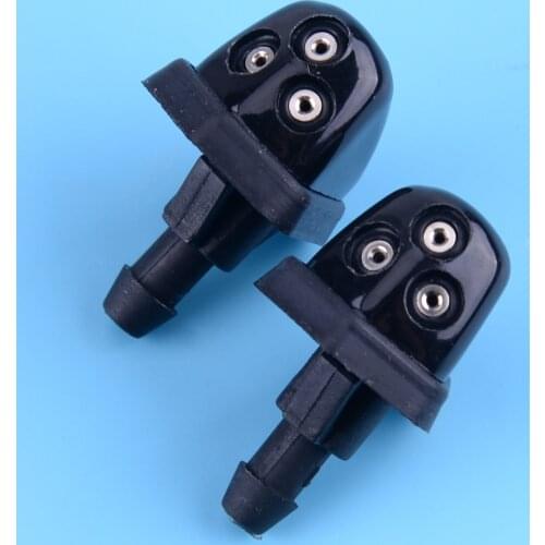 2Pcs Front Windshield Water Wiper Washer Jet Nozzles Spray ABS Plastic 38340-56K00 Fit For Suzuki Swift SX4 Aerio Escudo 2005