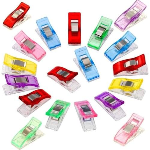 Mini Clip Sewing Tools Job Foot Case Multicolor Plastic Clips Hemming Sewing Tools Sewing Accessories Sewing DIY Crafts