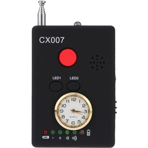 Multi-functional Wireless Signal Radio Detector Full-range RF Auto-detection Tracer Finder 1MHz-6.5GHz Adjustable Sensitivity