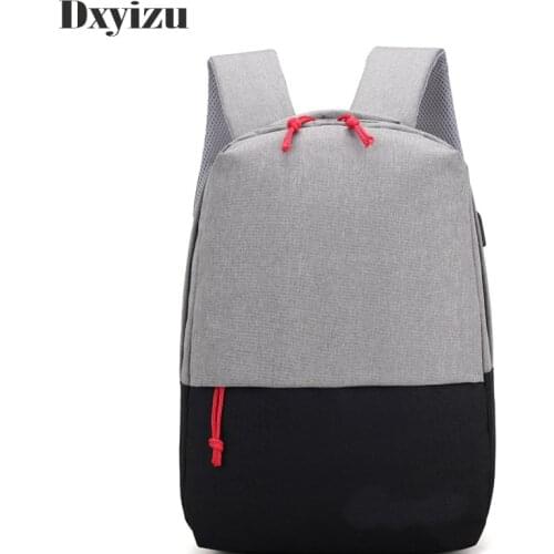 New USB Charging Backpack Laptop Bags Students Preppy Style Womens School Bag For Boys Travel Large Capacity Unisex Backpacks
