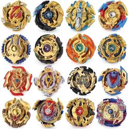 Single Beybleyd Burst Gold Metal Fusion OPP Packed Gyroscope without Launcher Alloy Assemble Battle Gyro Toys for Children