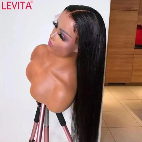 Wholesale straight lace front wig Brazilian lace front Human Hair Wigs for black women 4x4 lace closure wig 150% Density