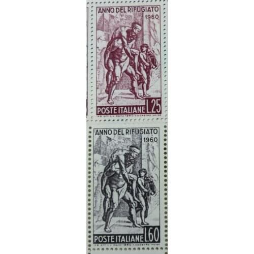 41 2PCS Italy, 1960， Post Stamps Postage Collection