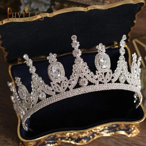 A213 Luxury Wedding Tiaras and Crowns Rhinestone Hair Accessories Bride Jewelry Crystal Party Headwear Luxury Bridal Headband