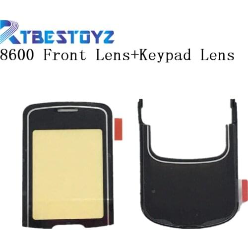 RTBESTOYZ New LCD Front Glass Screen Lens & Keypad Lens Panel Set For Nokia 8600 Luna