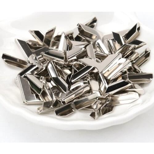 Silver Metal Book Corner Trilateral Albums Menus Folders Flower Printed Protectors Decor Supplies 40pcs 16.5x16.5x3mm