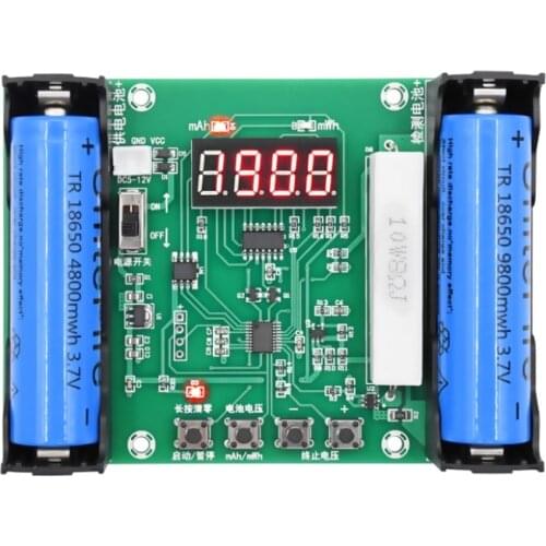 XH-M240 18650 lithium battery Capacity tester maH mwH digital discharge electronic load battery monitor