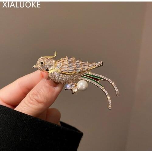 XIALUOKE Bird Brooches For Clothes