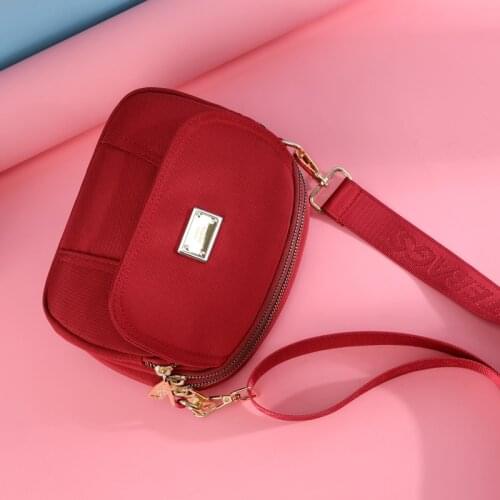 Women Fashion High Quality Nylon Shoulder Bag for Femal Purse Small Womens Crossbody Shoulder Bag Handbag Messenger Bag
