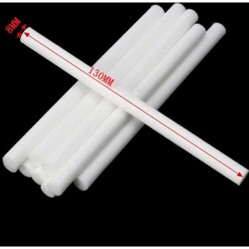 Air Humidifiers Filters 10 Piece 8mm*130mm Cotton Swab for Car Home Ultrasonic Humidifier Mist Maker Aroma Diffuser Replace Part