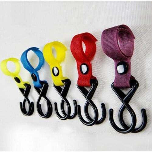 100pc Plastic Magic Stick Baby Stroller Accessories Pram Pushchair Hanger Hanging Car Carriage Hook