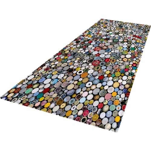3D Decorative Floor Mat Bedroom Bedside Area Rugs Toddlers Crawling Mat