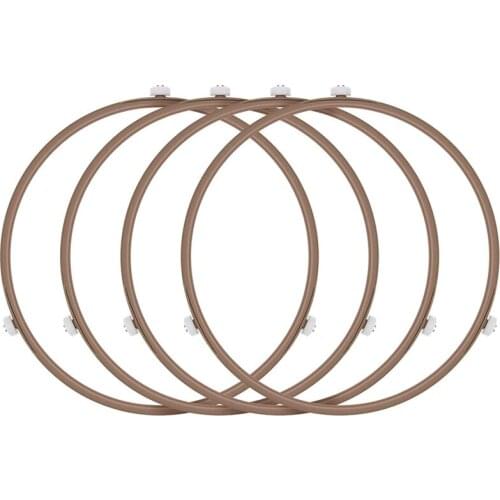 4Pack Microwave Roller Ring Microwave Oven Turntable Ring Plate Tray Support Ring for Glass Plate Tray Supporting