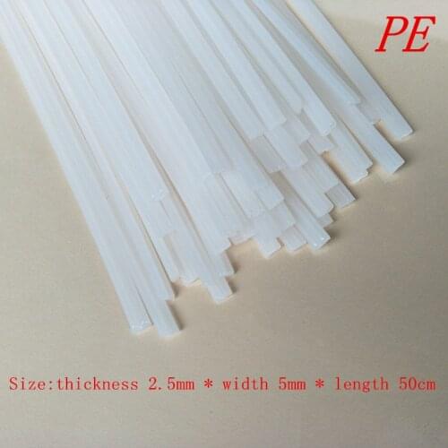 40PCS welding high temperature resistant polyethylene white polyethylene plastic welding rod electrode electrode PE electrode