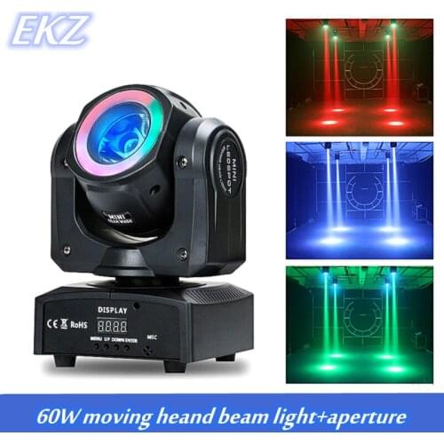 60W beam light with aperture slow swing bar, disco, nightclub box stage lighting, fitness spinning bike