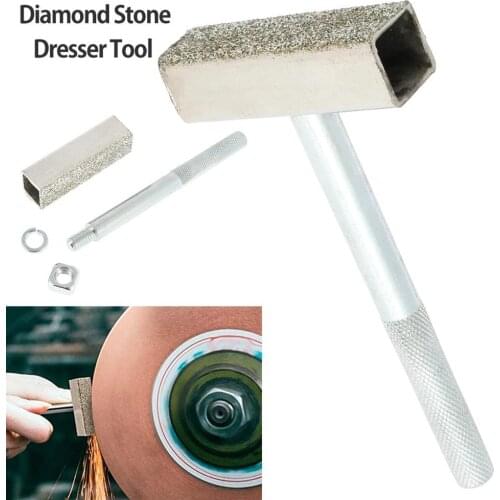 Diamond Dresser Tool Grinding Disc Sharpening Wheel Stone Handle Head Tool Dressing Bench Pen Blade Abrasive Grinder Tools