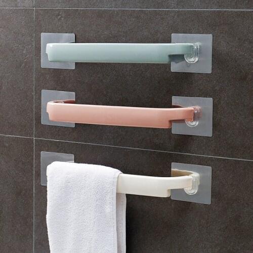 Free punching bathroom Towel rack Bathroom Towel Bar Single pole rack Wall-mounted Bathroom Toilet Towel rack