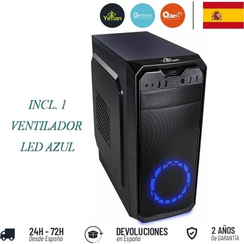 Yeian Stahl 900 black desktop-Gaming Pc box (Tower, ABS, SPCC, home/office)-YNH-SL900