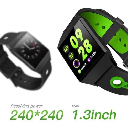 W1 Color Smart Wristband Heart Rate Watches Smart Bracelet Fitness Tracker Smart Band Ip68 Waterproof Running, sports men women