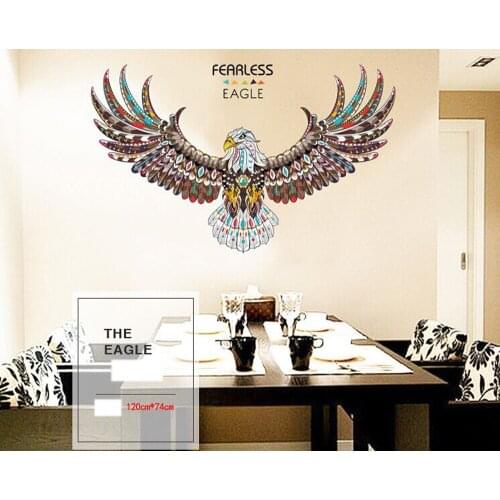 The eagle wings Household adornment wall paper creative stickers Furnishing art Wall stickers 60x90cm