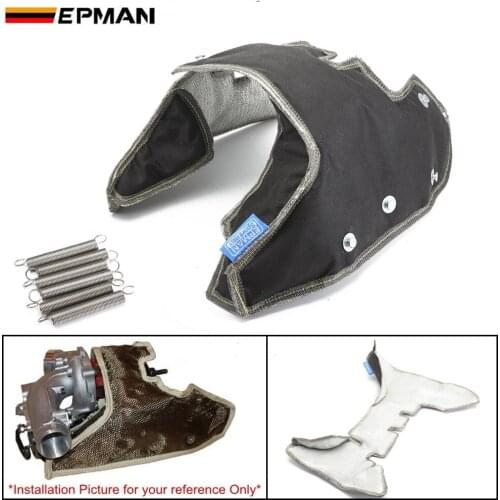 EPMAN Racing K04 Exhaust Turbo Blanket Heat Shield Cover High Performance For K03 / K04 TURBO Turbo Charger EPTBBK04B