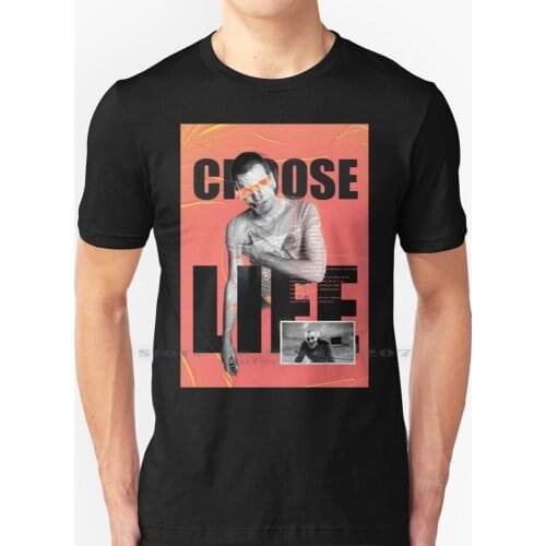 Choose Life - Trainspotting T Shirt 100% Pure Cotton Trainspotting Ewan Mcgregor Movie 90s 90 Danny Boyle