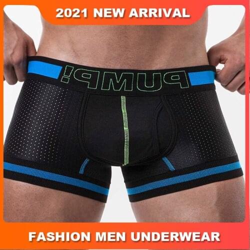 Cotton Patchwork Sexy Man underwear Boxer Shorts Breathable New Mens Boxershorts Underware Boxers Freegun Male Underwear Cuecas
