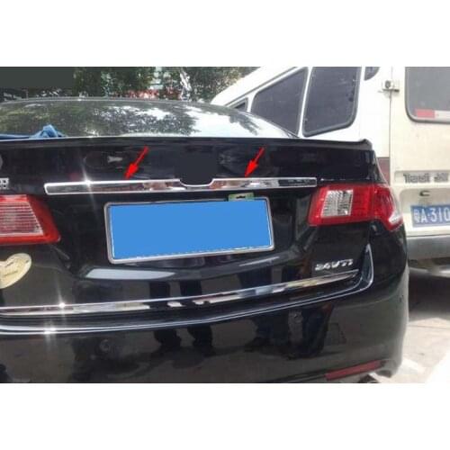 Chrome ABS molding Rear Trunk Lid Cover Trim For 2009-2014 Acura TSX Sedan 1PCS