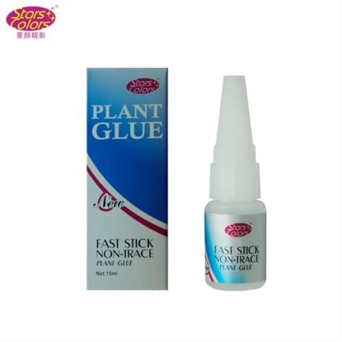 Fast stick non-trace plant glue Suitable for Sensitive Skin Individual Lash Extension Glue For Lashes Personal use 15ml