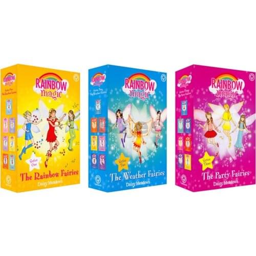 21 books/set,Rainbow Magic,children reading habit English book,english picture books,family reading book,interesting story books