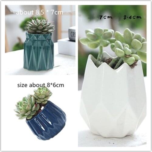 Creative Concrete pot silicone molds Gardening Cement Desktop Cement Planter Mould for Cactus Succulents Plants Vase Mold