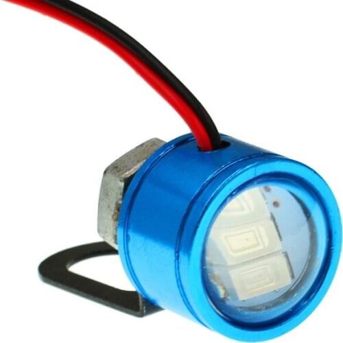 1 Pair Motorcycle LED Light Bulbs 12V Rearview Mirror Flashing Blinker Lamps 3LED Eagle Eye Lamp Bulb Universal