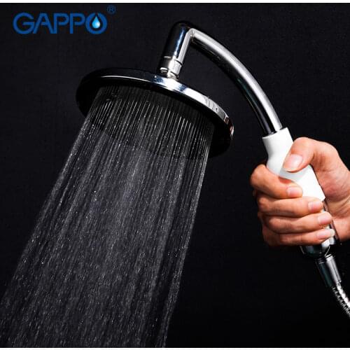 GAPPO Shower Head Rainfall Bathroom Shower Head High Pressure Hand Held Shower Head Water Saving with Filter