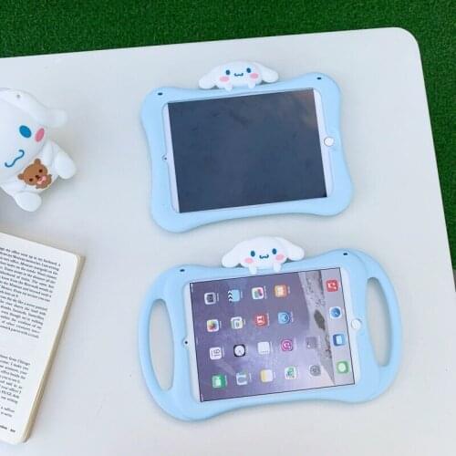 Suitable for ipad10.2 protection cartoon three-dimensional laurel dog mini4 flat anti-fall silicone sleeve