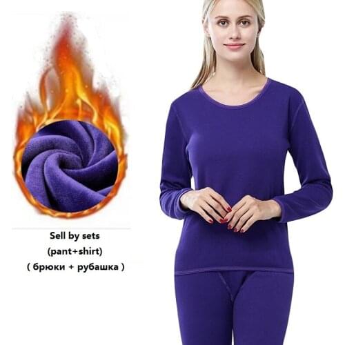 Thermal Underwear Women Fleece Long Johns Men Sets Soft And Keep Warm In Cold Winter Days